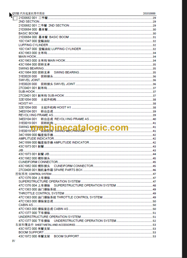 QY8E BQZ5102JQZ8E PARTS CATALOG