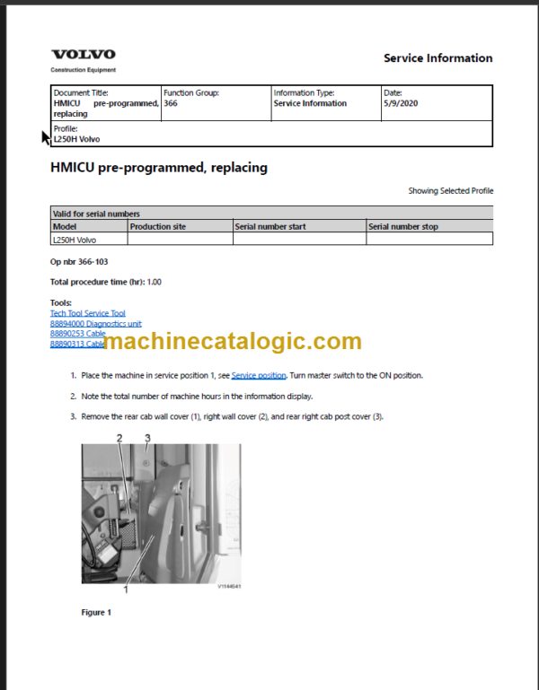 Volvo L250H Wheel Loader Service Repair Manual