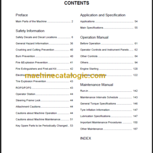 LIUGONG CLG 835 III OPERATION MANUAL