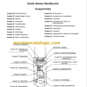 CLARK C15 18 20 25 30 35 SERVICEHANDBUCH DE