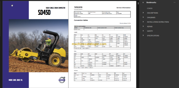 VOLVO SD45D SOIL COMPACTOR SERVICE REPAIR MANUAL