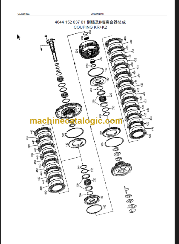 CLG 856III ZF Transmission System