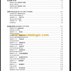 LIUGONG CLG925LC III PARTS MANUAL