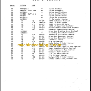 CLARK C300 356 (OH-381) Overhaul Manual