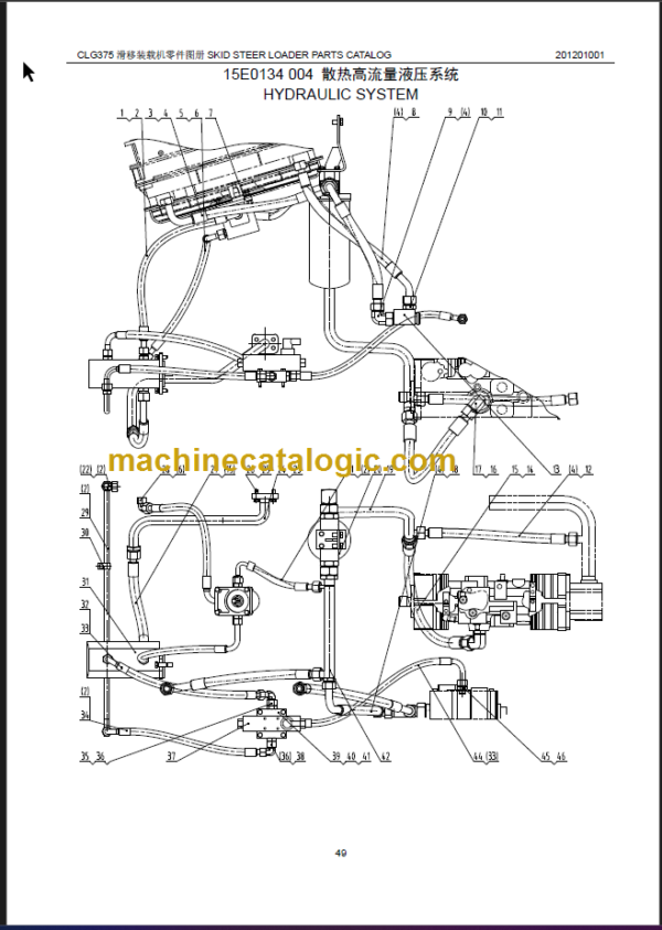 CLG375 PARTS CATALOG