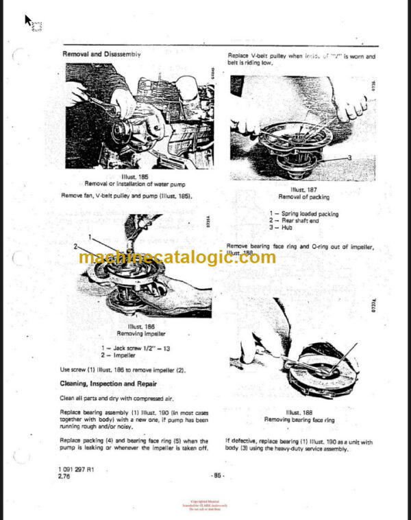 CLARK DPR 20 25 30 (OH-533) Overhaul Manual