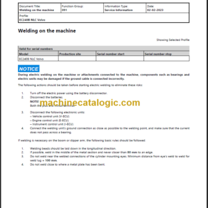 VOLVO EC240B NLC EC240BNLC SERVICE REPAIR MANUAL