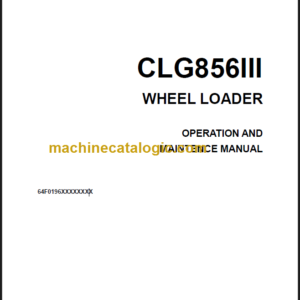 CLG 856 III OPERATION MANUAL 2010