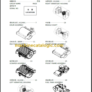 CLG 612 HIII PARTS CATALOG