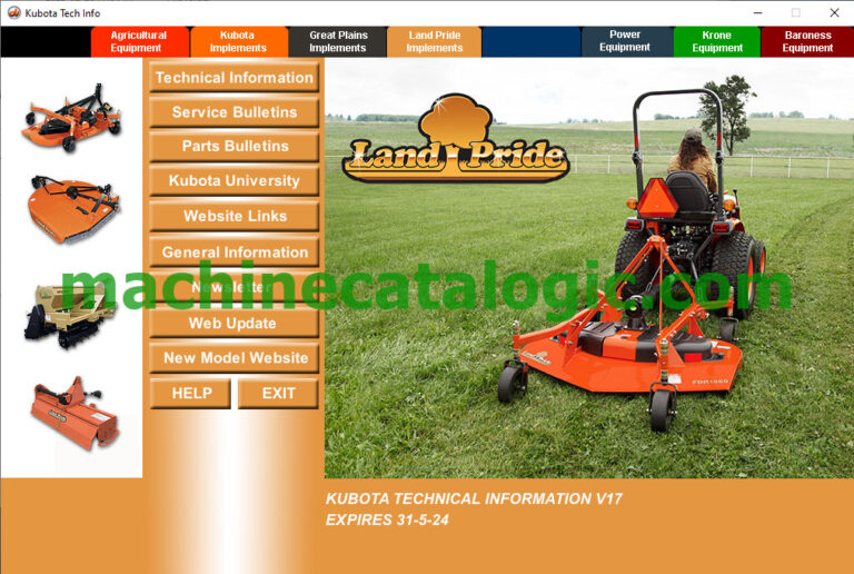 Kubota workshop manual 2023