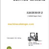 CLARK S20 25 30 35D SERVICE MANUAL