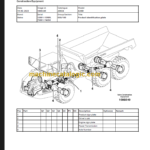 Volvo A30D Articulated Hauler Parts Catalog Manual