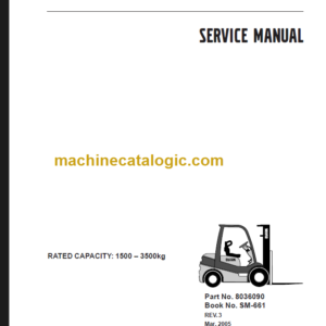 CLARK C15-33 DLG C15 32C L G SERVICE MANUAL