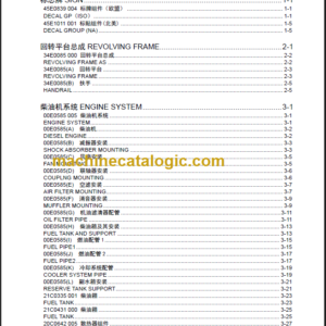 LIUGONG CLG922LC III PARTS CATALOG