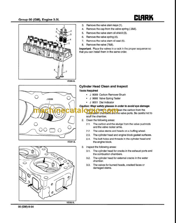 CLARK CGC CGP CDP 20-30 SHOP MANUAL