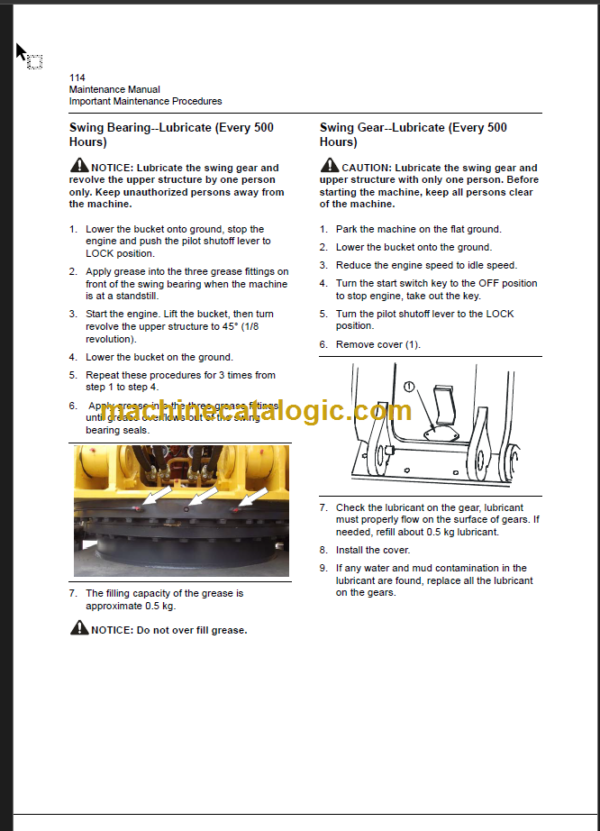 CLG930E-II OPERATION MANUAL