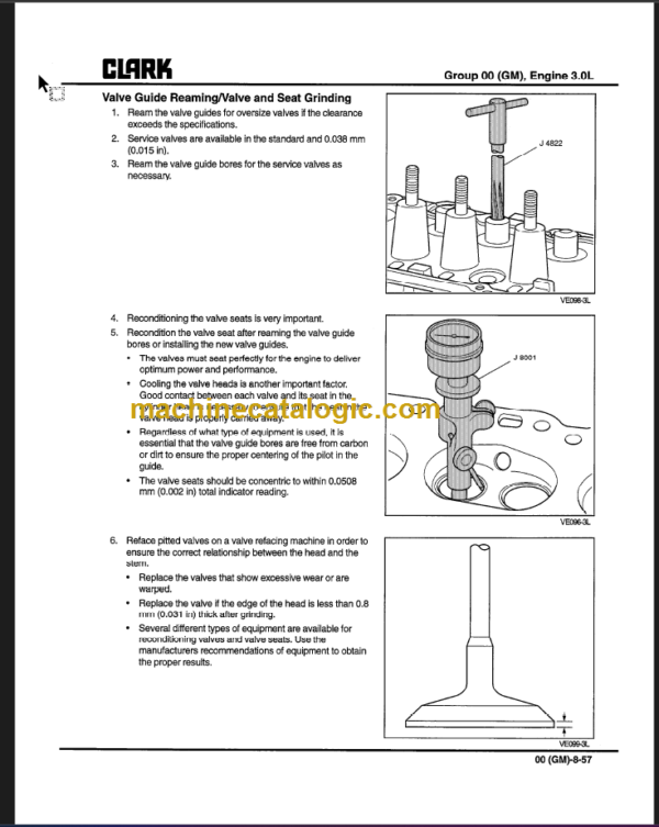 CLARK CGC CGP CDP 20-30 SHOP MANUAL