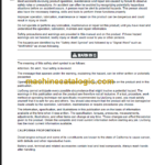 CLG 842 IV OPERATION MANUAL