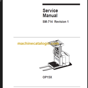 CLARK OP15X SERVICE MANUAL