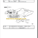 VOLVO EC700CL EXCAVATOR PARTS MANUAL