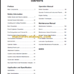 CLG2050H-E MAINTENANCE MANUAL