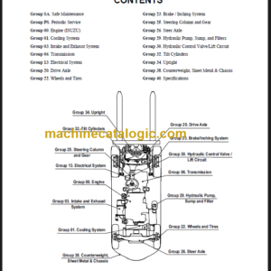 CLARK S20 25 30 35D SERVICE MANUAL