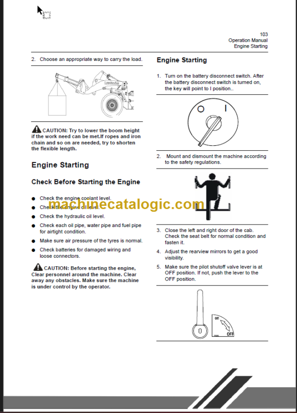 CLG 842 IV OPERATION MANUAL