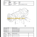 VOLVO G940 MOTOR GRADER PARTS MANUAL