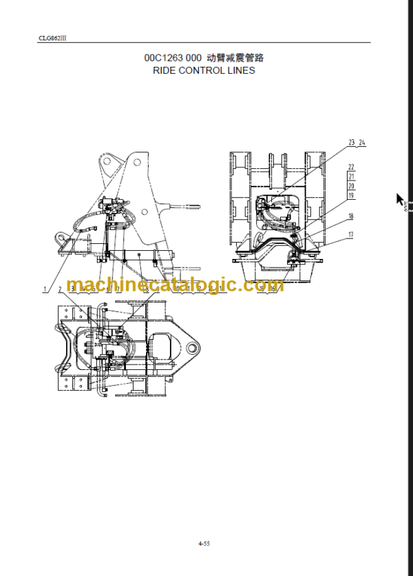 CLG 862 III PARTS MANUAL