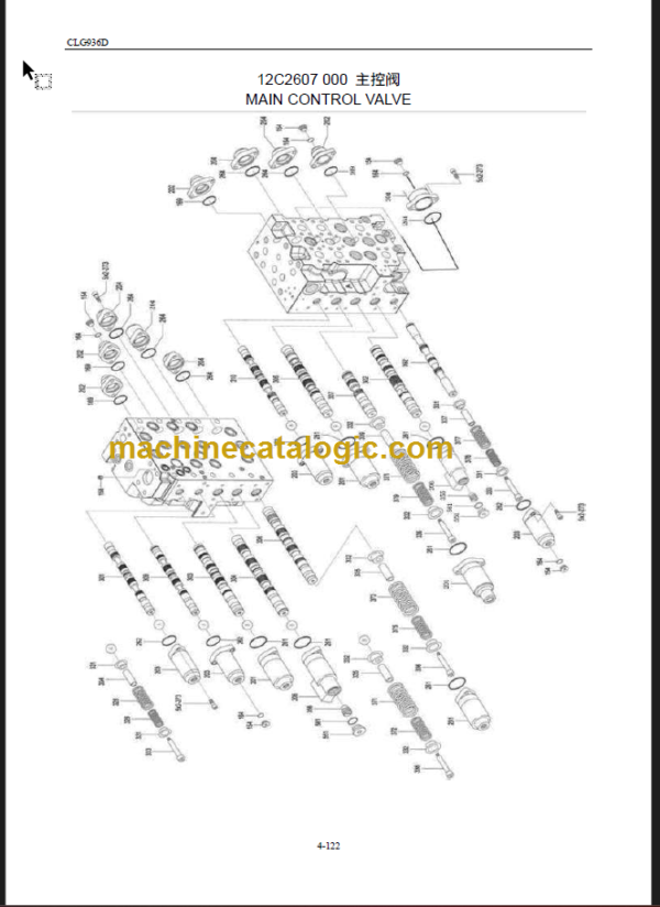 CLG936D III PARTS CATALOG