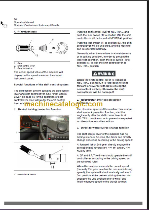 CLG2050H-E MAINTENANCE MANUAL