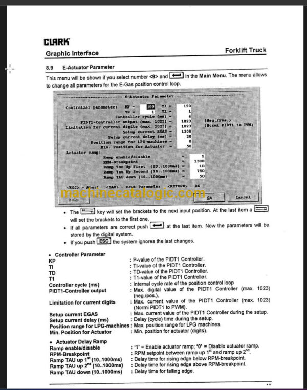 CLARK CGP CDP 16 50H Hydrostatic SERVICE MANUAL