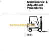 CLARK E235 EV-1 Planned Maint & Adj Manuals