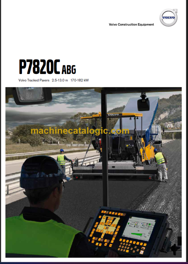 VOLVO P7820C ABG SERVICE REPAIR MANUAL