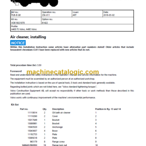 VOLVO A40E SERVICE REPAIR MANUAL