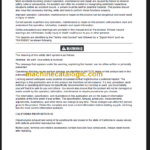 CLG842 IV OPERATION MANUAL