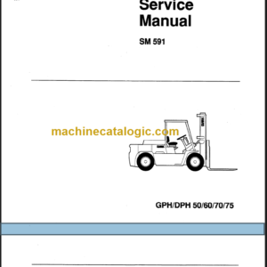 CLARK GPH DPH 50 60 70 75 SERVICE MANUAL