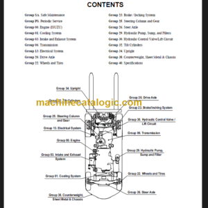 CLARK S20 25 30 35D SERVICE MANUAL