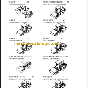 LIUGONG CLG 612 HIII PARTS CATALOG