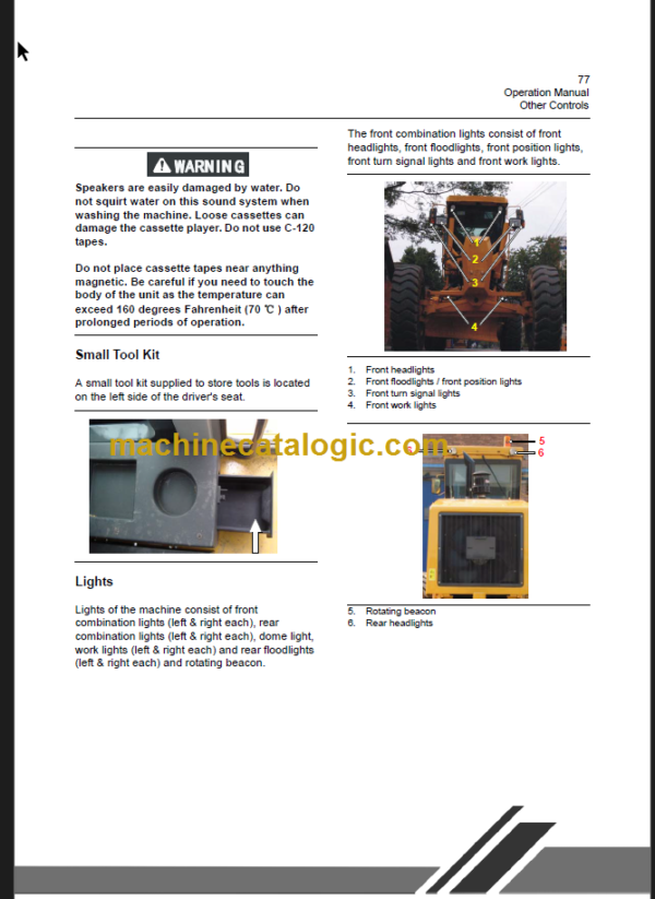 CLG842 IV OPERATION MANUAL