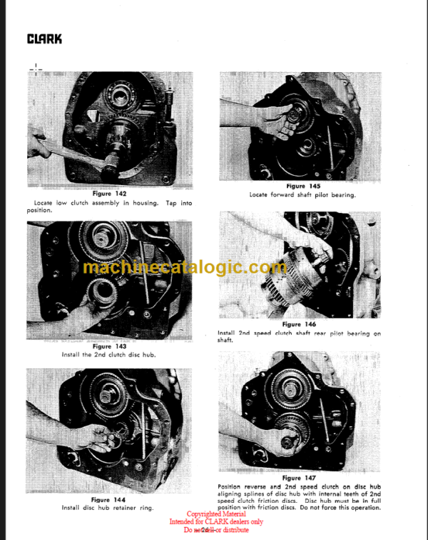 CLARK GPH DPH 50 60 70 75 SERVICE MANUAL