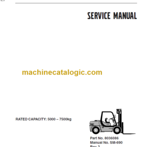 CLARK SF50 CMP50 75sD L SERVICE MANUAL