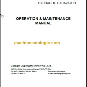 CLG 904 C OPERATION MANUAL