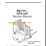CLARK SM731 NPX345 SERVICE MANUAL