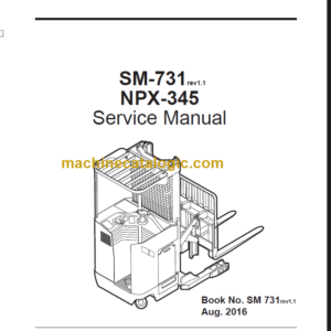 CLARK SM731 NPX345 SERVICE MANUAL