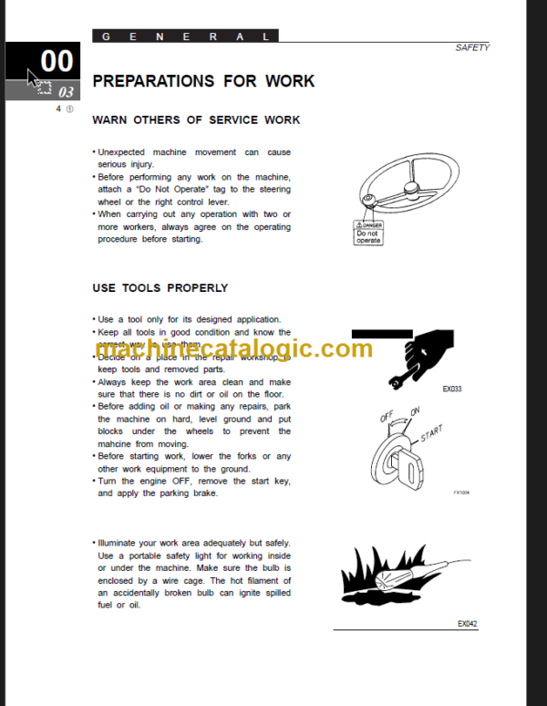 CLARK SF50 CMP50 75sD L SERVICE MANUAL