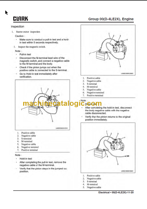 CLARK GTS 20 25 30 33D SERVICE MANUAL