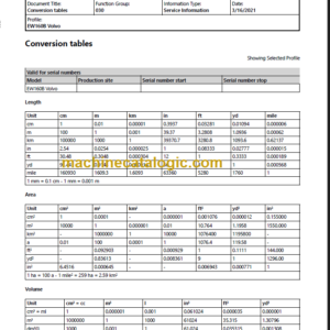 VOLVO EW160B EXCAVATOR SERVICE MANUAL