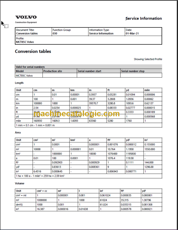 VOLVO MCT85C SKID STEER SERVICE REPAIR MANUAL