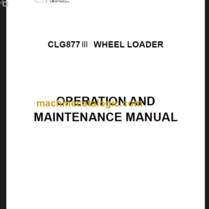 CLG 877 III OPERATION MANUAL 2008